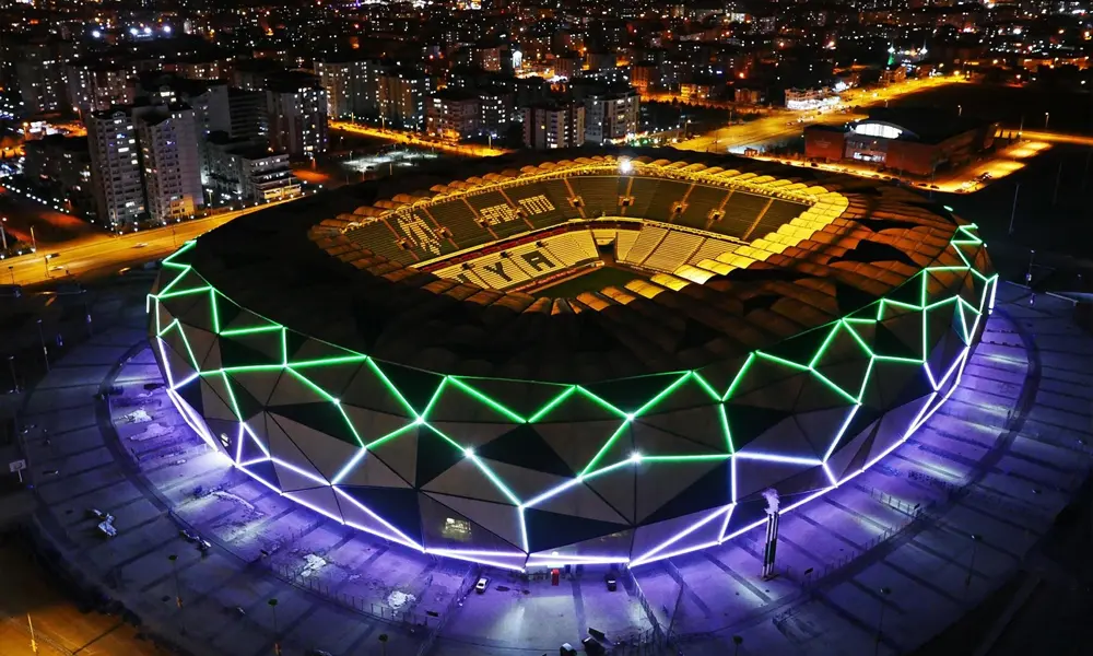 Konya New Stadium Fire Lines Cleaning