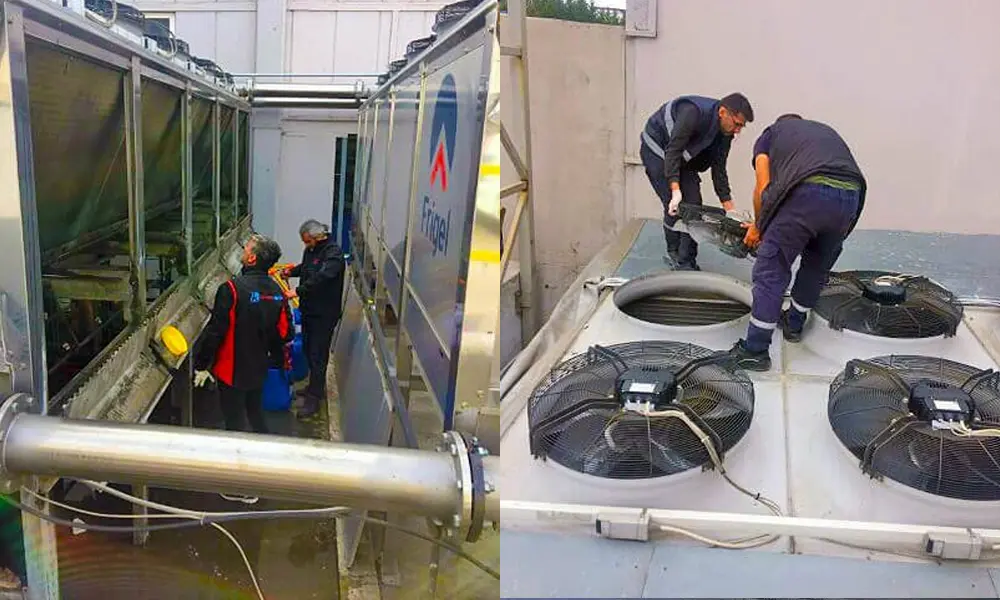 Çorlu Sel Dış Ticaret Chiller Group Cleaning