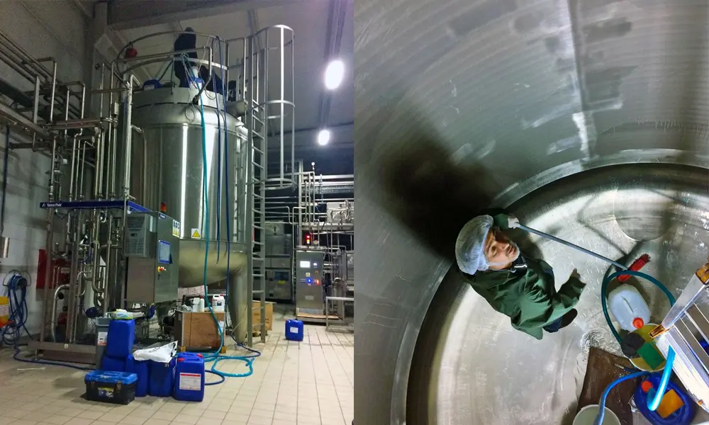 Kay Milk Factory Boiler Corrosion Cleaning